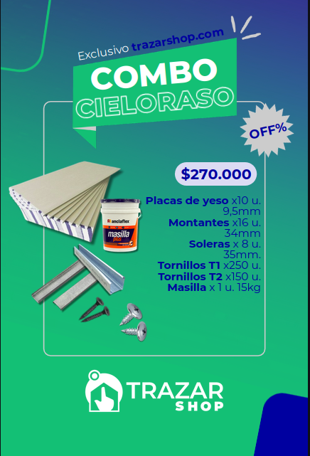 COMBO CIELORASO