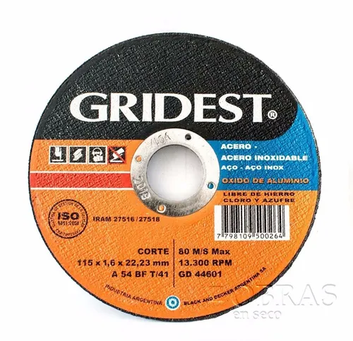 Disco de corte 230x2,00MM Gridest