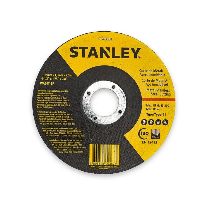 Disco de corte 230x2MM Stanley